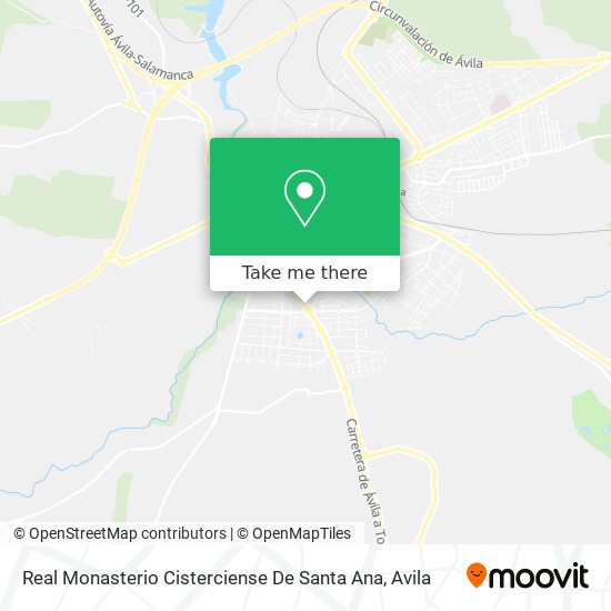 Real Monasterio Cisterciense De Santa Ana map