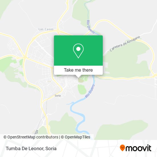 Tumba De Leonor map