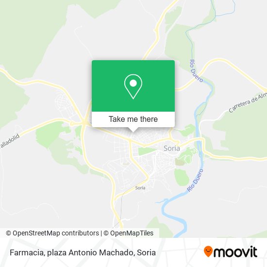 Farmacia, plaza Antonio Machado map