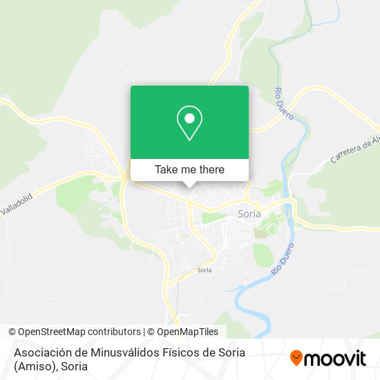 Asociación de Minusválidos Físicos de Soria (Amiso) map