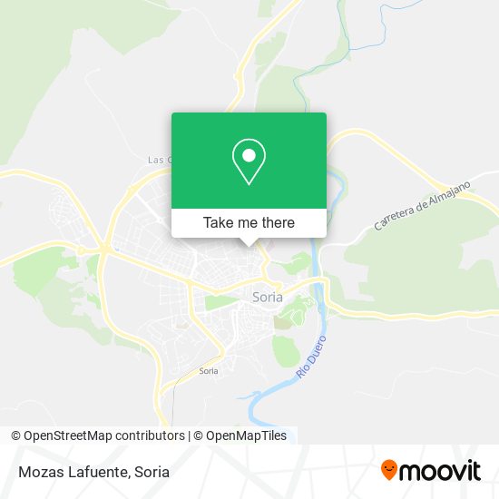 Mozas Lafuente map