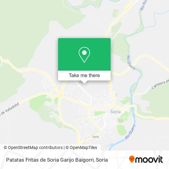 Patatas Fritas de Soria Garijo Baigorri map