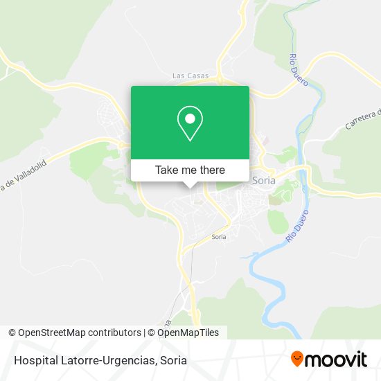 Hospital Latorre-Urgencias map