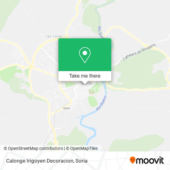 Calonge Irigoyen Decoracion map