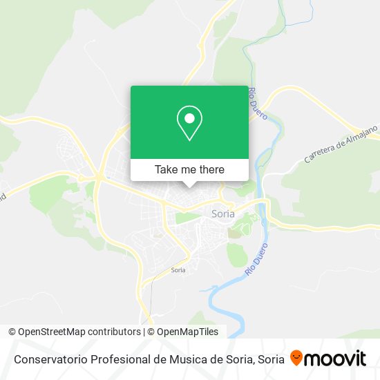 Conservatorio Profesional de Musica de Soria map