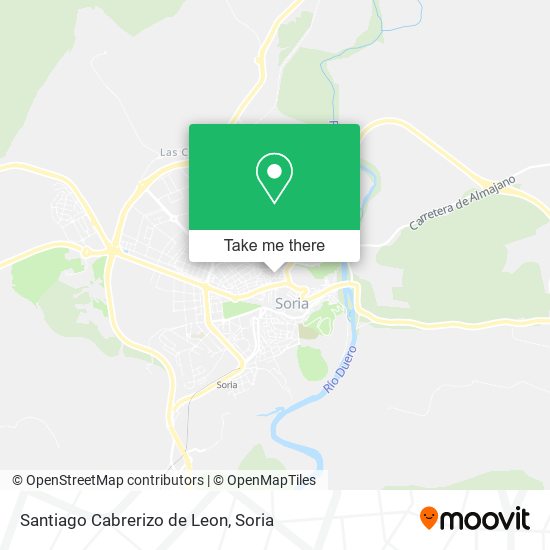 Santiago Cabrerizo de Leon map