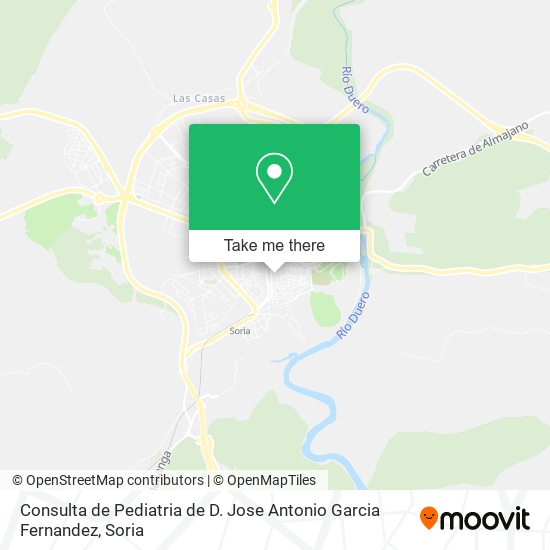 Consulta de Pediatria de D. Jose Antonio Garcia Fernandez map