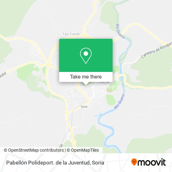 Pabellón Polideport. de la Juventud map
