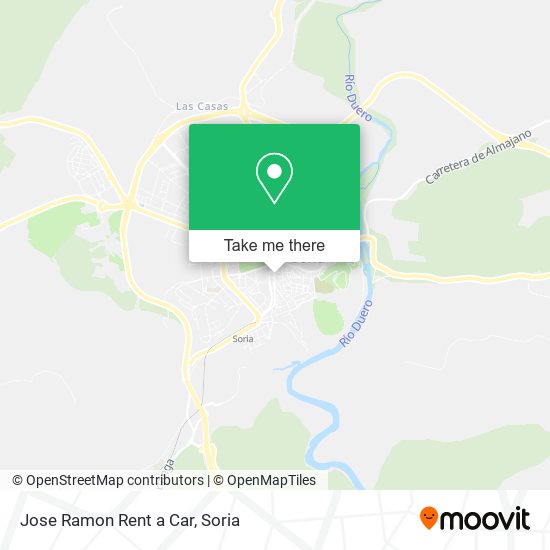 Jose Ramon Rent a Car map