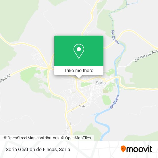 Soria Gestion de Fincas map