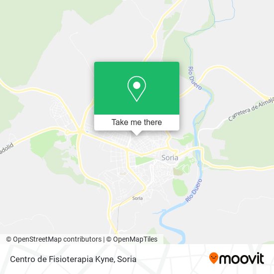 Centro de Fisioterapia Kyne map