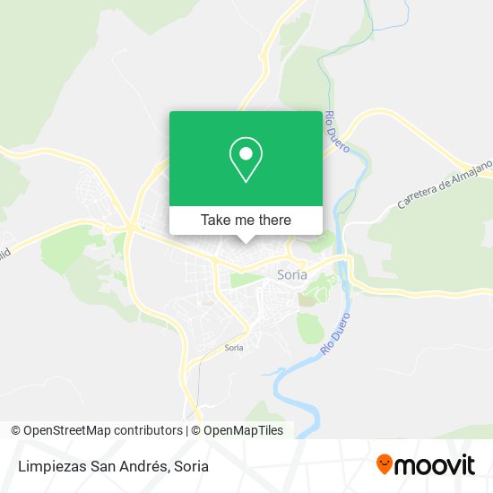 Limpiezas San Andrés map