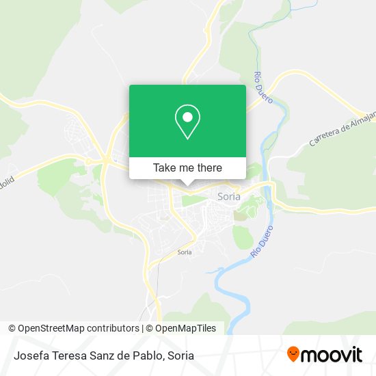 Josefa Teresa Sanz de Pablo map