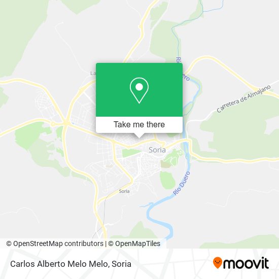 Carlos Alberto Melo Melo map