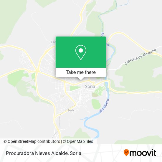 Procuradora Nieves Alcalde map