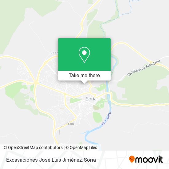 Excavaciones José Luis Jiménez map