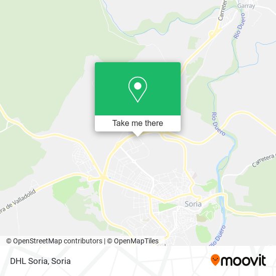 DHL Soria map