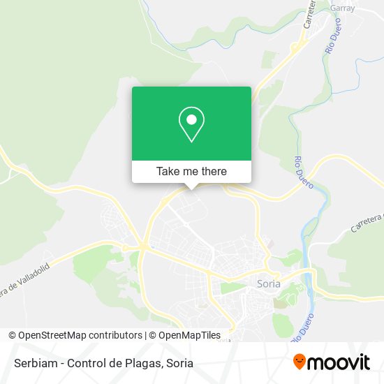 Serbiam - Control de Plagas map