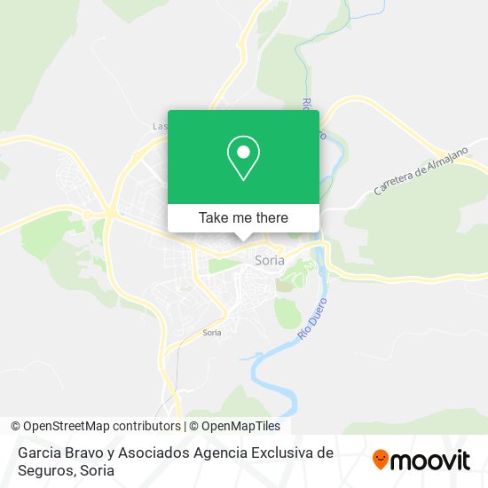 Garcia Bravo y Asociados Agencia Exclusiva de Seguros map