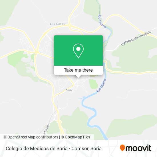 Colegio de Médicos de Soria - Comsor map