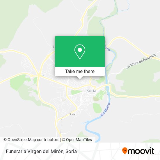 Funeraria Virgen del Mirón map