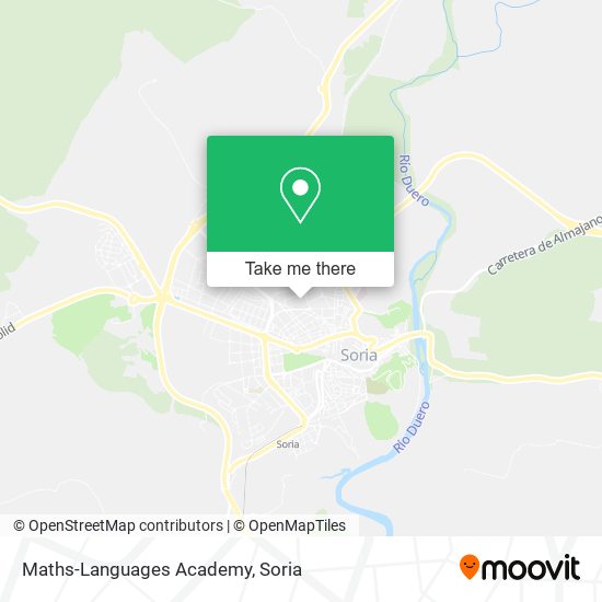 Maths-Languages Academy map