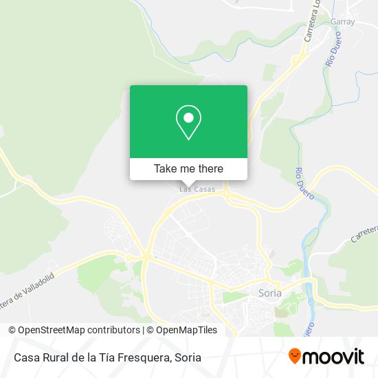 Casa Rural de la Tía Fresquera map