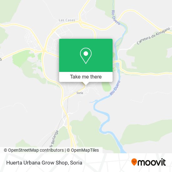Huerta Urbana Grow Shop map