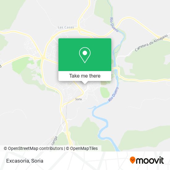 Excasoria map