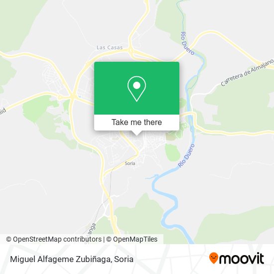 Miguel Alfageme Zubiñaga map