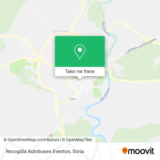 Recogida Autobuses Eventos map