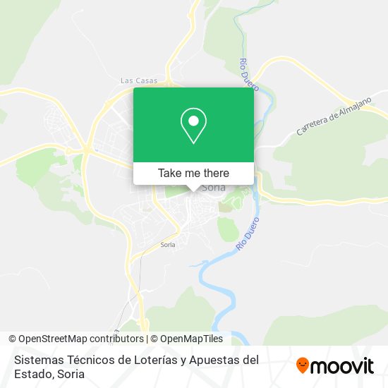 Sistemas Técnicos de Loterías y Apuestas del Estado map