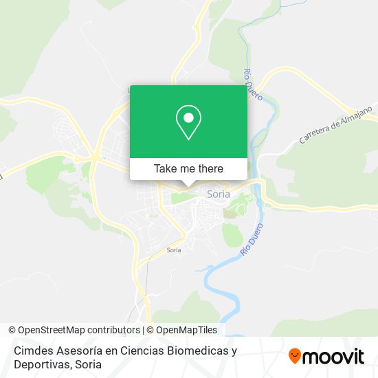 Cimdes Asesoría en Ciencias Biomedicas y Deportivas map