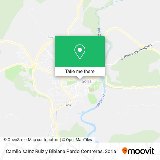 Camilo saInz Ruiz y Bibiana Pardo Contreras map