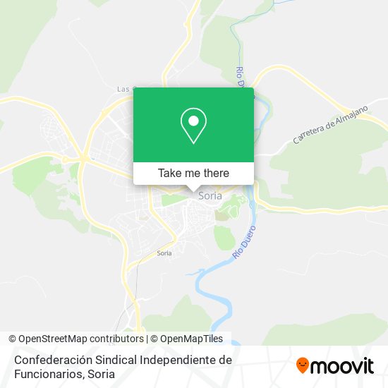 Confederación Sindical Independiente de Funcionarios map