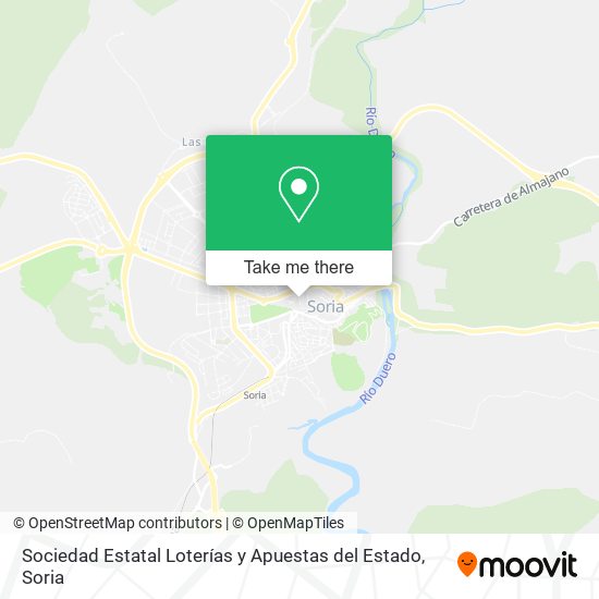 Sociedad Estatal Loterías y Apuestas del Estado map