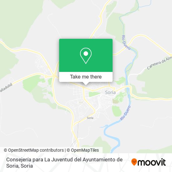 Consejería para La Juventud del Ayuntamiento de Soria map