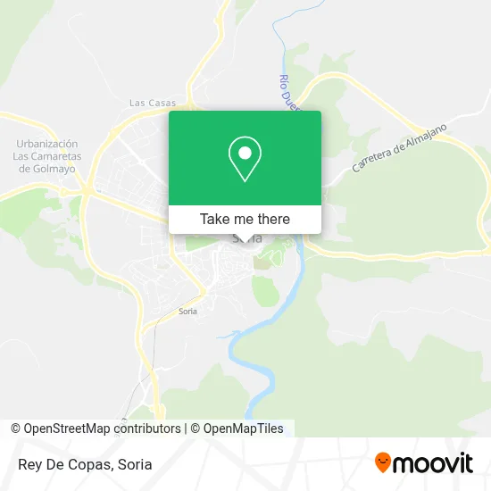 Rey De Copas map