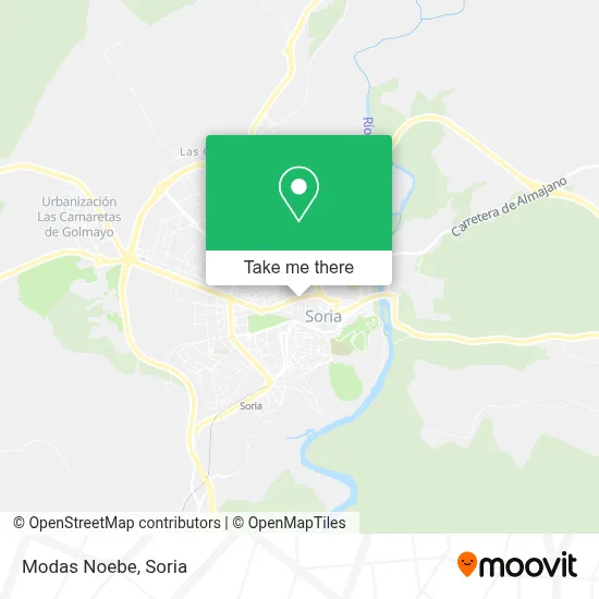 Modas Noebe map