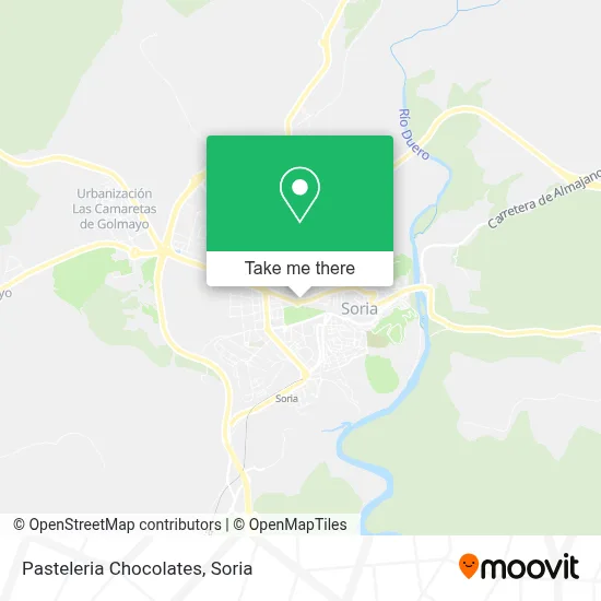 Pasteleria Chocolates map