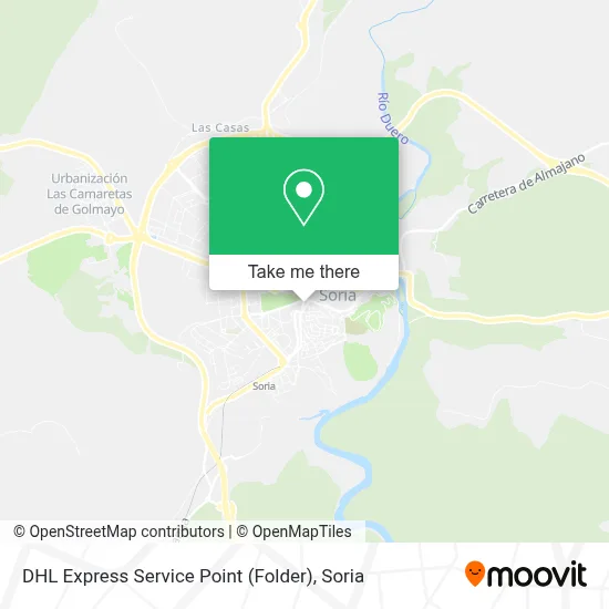 DHL Express Service Point (Folder) map