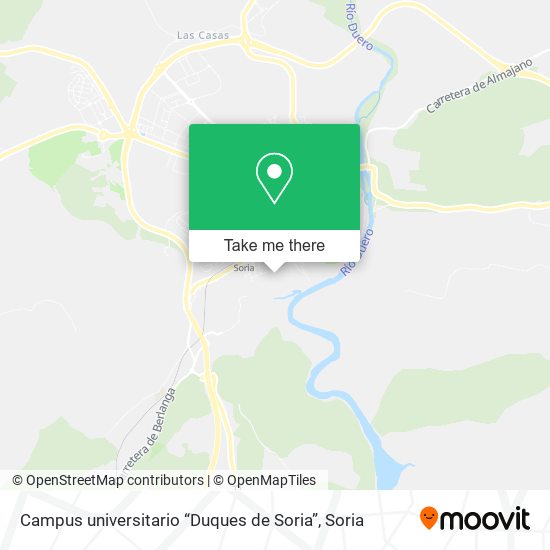 Campus universitario “Duques de Soria” map