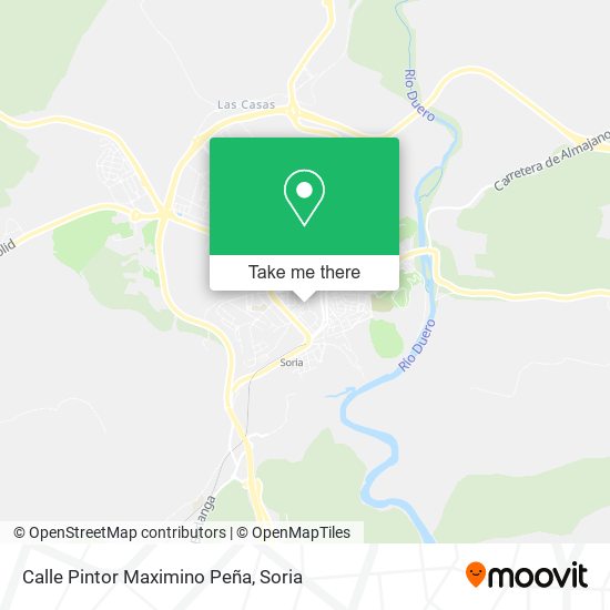 Calle Pintor Maximino Peña map