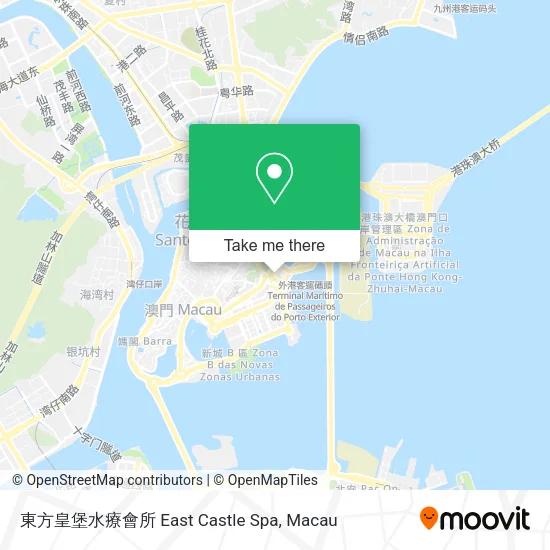 東方皇堡水療會所 East Castle Spa地圖