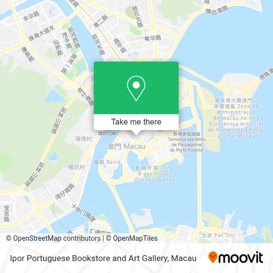 Ipor Portuguese Bookstore and Art Gallery map