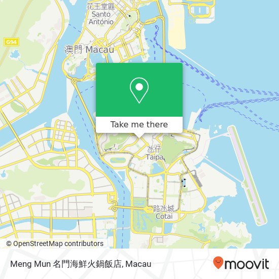 Meng Mun 名門海鮮火鍋飯店地圖