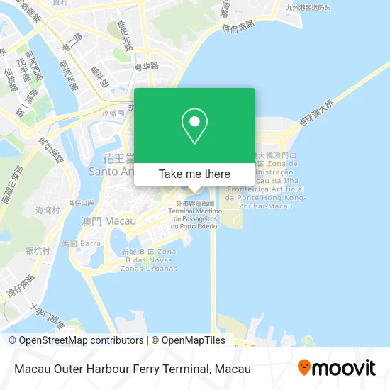 Macau Outer Harbour Ferry Terminal map