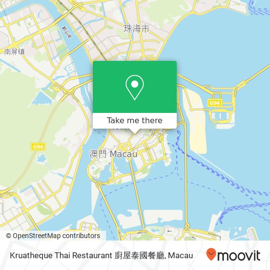 Kruatheque Thai Restaurant  廚屋泰國餐廳地圖