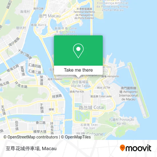 至尊花城停車場地圖