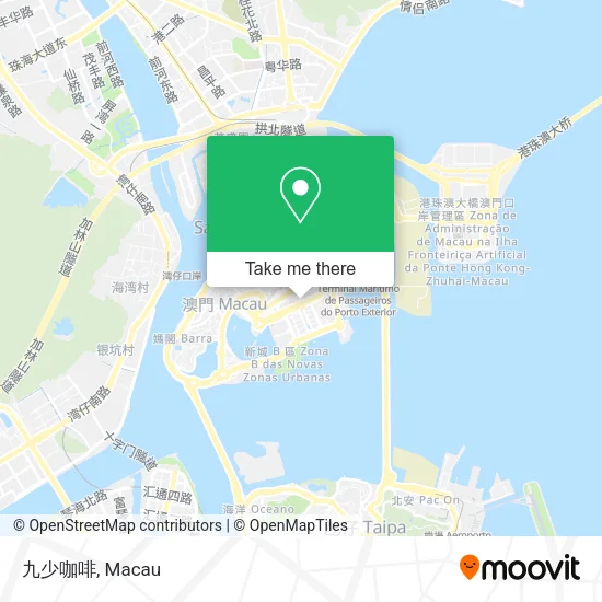 九少咖啡地圖